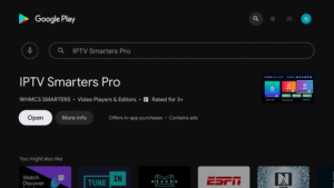 IPTV smarters pro application