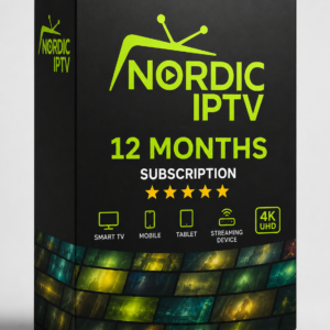 Nordic IPTV abonnement 12 måneder