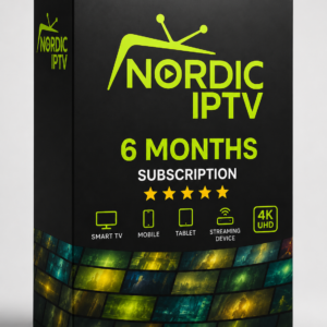 Nordic IPTV abonnement 6 måneder