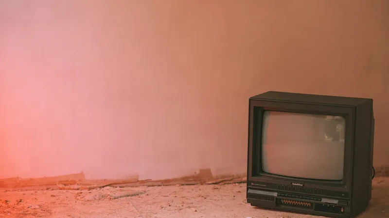 LG TV skjerm med IPTV innhold