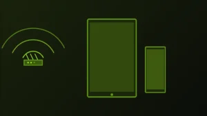 Iptv på nettbrett og mobil, koblet trådløst til ruteren hjemme